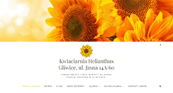 Desktop Screenshot of kwiaciarnia-helianthus.pl