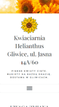 Mobile Screenshot of kwiaciarnia-helianthus.pl