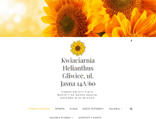 Tablet Screenshot of kwiaciarnia-helianthus.pl